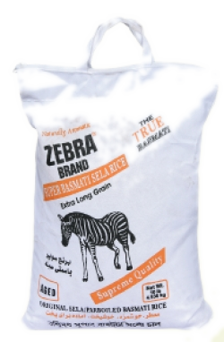 Zebra Brand Sella Basmati Rice