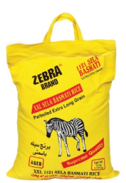 Zebra Brand XXL Sella Basmati Rice